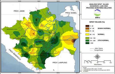 Informasi Iklim Dasarian I Juni Stasiun Klimatologi Sumatera Selatan