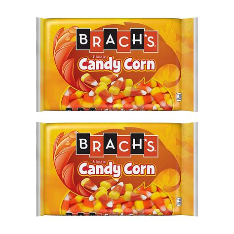 Brachs 2 Bags Classic Candy Corn Yellow Orange And White Candy