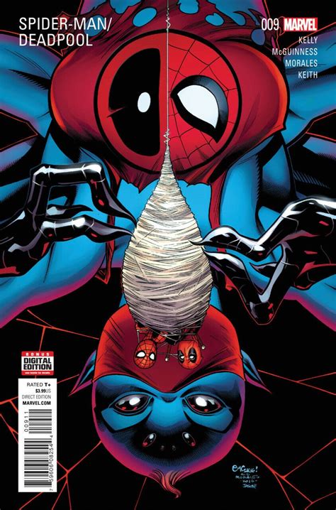 Spider Mandeadpool 2016 9 Vfnm Ed Mcguinness Cover