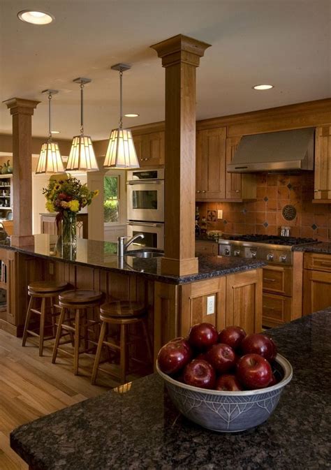 20 Luxury Living Room Columns Design Ideas Kitchen Island With Bench