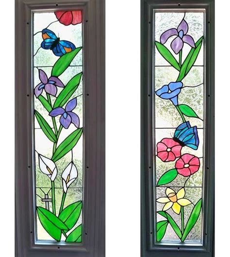 Custom Stained Glass Sidelight Windows And Transom Windows Sidelight