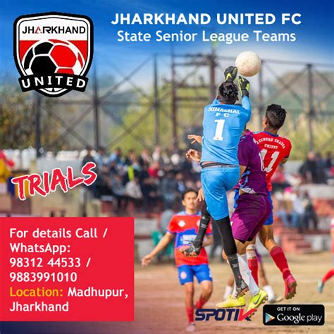 Jharkhand United Fc Senior Team Trials Spotik Sports Selection
