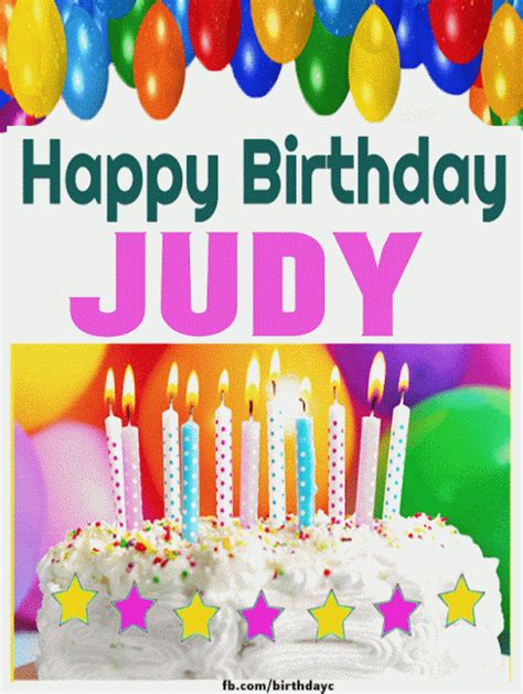 Happy Birthday Judy Images  Hbdayart