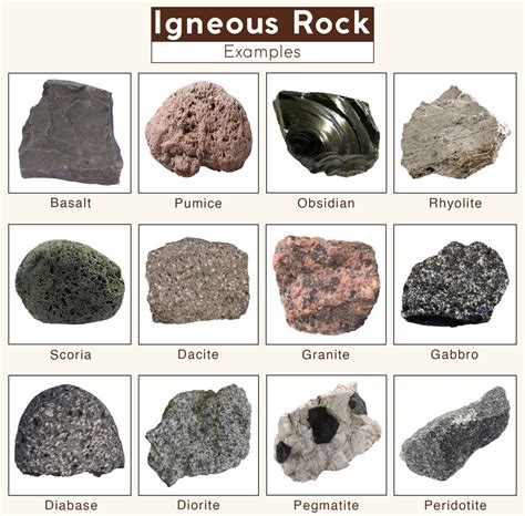 Names Of Sedimentary Rocks