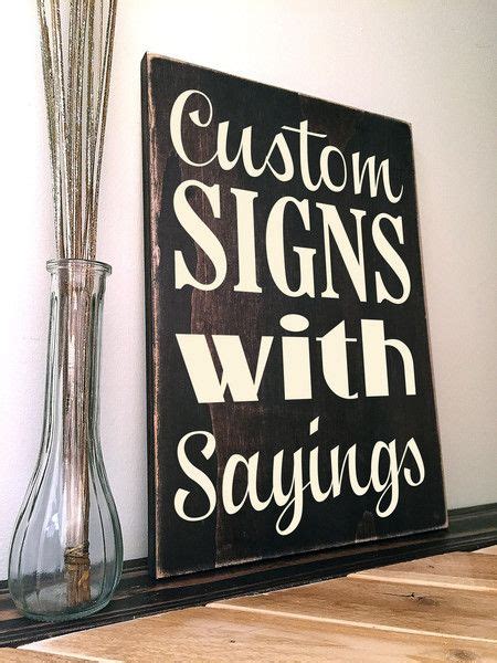 12 Best Custom Handmade Wood Signs And Personalized Home Decor Ideas