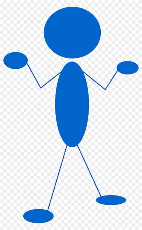 Male Stick Figure Point To Head Clip Art Free Transparent Png