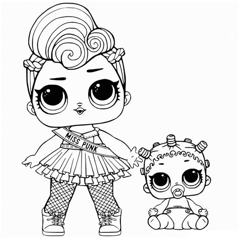 Lol Surprise Dolls Free Printable Coloring Pages Free Printable Templates