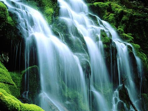 Cascading Waterfalls Fondo De Pantalla And Fondo De Escritorio
