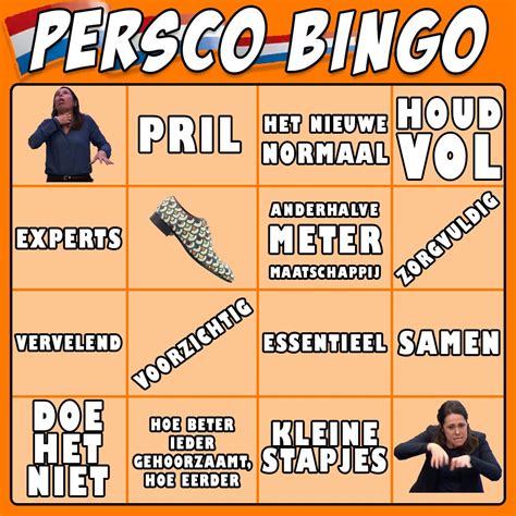 Met deze speciale bingokaart wordt het volgen van de persconferentie vanavond een stuk leuker. Blik Op NOSjournaal: Wie Bingoot mee met Persco Vanavond?