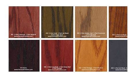 Wood Stain Color Chart Pine | designinte.com