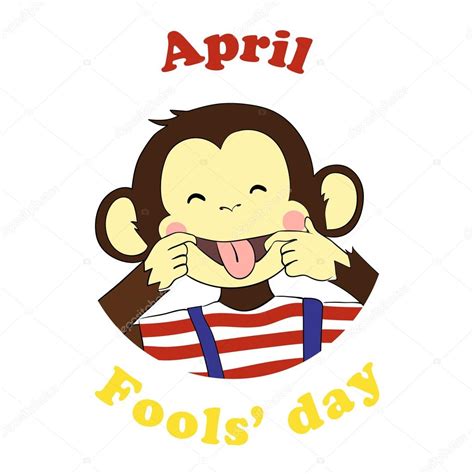 April 1 Fools Day Vector Cartoon Icon Stock Vector By ©ovynokurova