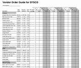 Food Order List Template Pictures