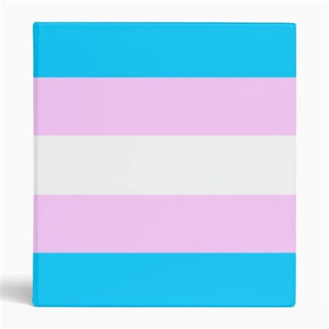 Trans Pride Binder Zazzle
