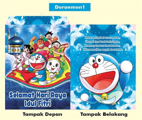 Untuk itu kami sediakan 100 kata ucapan selamat lebaran idul fitri. Amplop Lebaran Doraemon - Gambar Islami