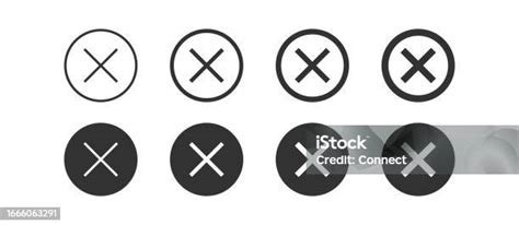 X Icon Cancel Signs Close Symbol Wrong Symbols Cross Icons Black Color