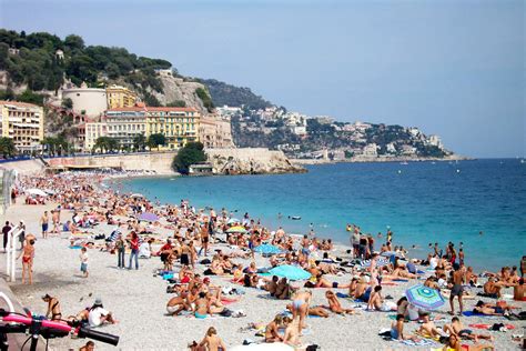 French Riviera Beach On The Cote Dazur Nice France Urlaub Frankreich