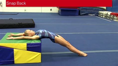 Snap Back Drill Gymnastics Training Gymnastics Lessons Gymnastics Workout