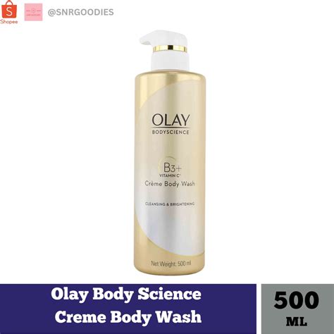Olay Body Science Body Wash Cleansing And Brightening 500ml Shopee
