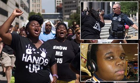 Ferguson Demonstrations Move To St Louis A Day After Michael Browns Father Called For Peace