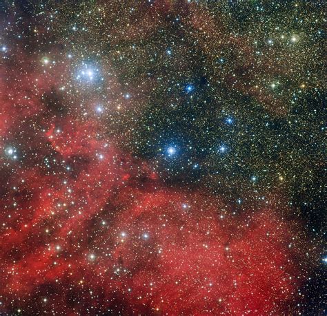 The Star Cluster Ngc 6604 Is Shown In This Image Taken By The Wide