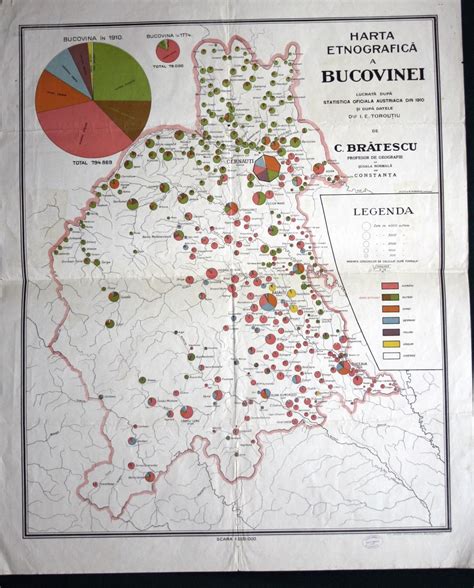 Balon Distanţă A Ajunge Harta Bucovinei 1918 Mustață Marcare Veni