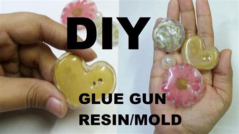 How To Make A Resin Mold With Glue Gun Life Hacks Youtube