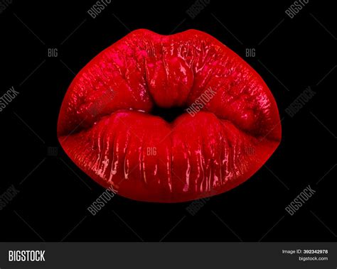sexy lips kiss image and photo free trial bigstock
