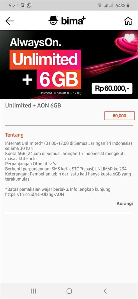 Cara daftar paket telkomsel 10gb 59rb. Batas Pemakaian Wajar Tri Unlimited 6Gb - Bagis