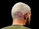 Theo Hernandez (Milan), new platinum blonde hair look and pink smile ...