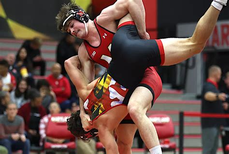 Watch Maryland Wrestling Stars Jaw Dropping Maneuver On Ncaa Finalist