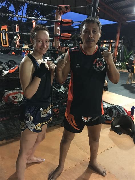 me and my trainer at tiger muay thai last week tiger muay thai muay thai thai
