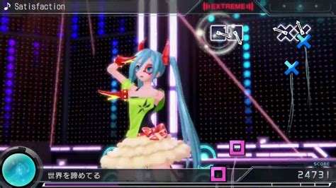 Project Diva X Gameplay Satisfaction Extreme Perfect Youtube