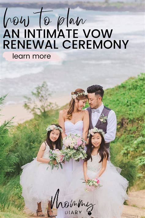 How To Plan An Intimate Vow Renewal Ceremony Mommy Diary Wedding