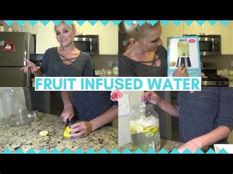 How To Make Fruit Infused Water DELICIOUS AND HEALTHY YouTube