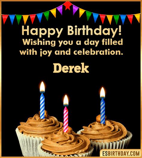Happy Birthday Derek  🎂 25 Images