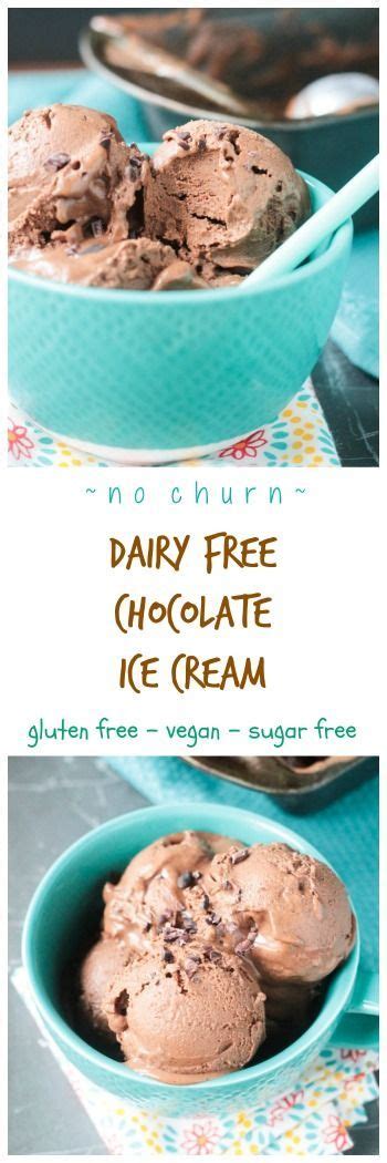 Creamy Dairy Free Chocolate Ice Cream Recipe Food Processor Recipes