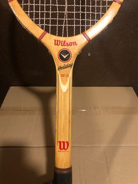 Vintage Wilson Wood Tennis Racket Holiday Model Extremely Etsy