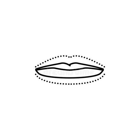 Lip Augmentation Icon Element Of Anti Aging Outline Icon For Mobile