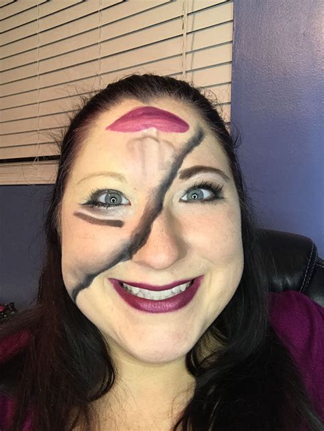 Upside Down Face Using Only Younique Products