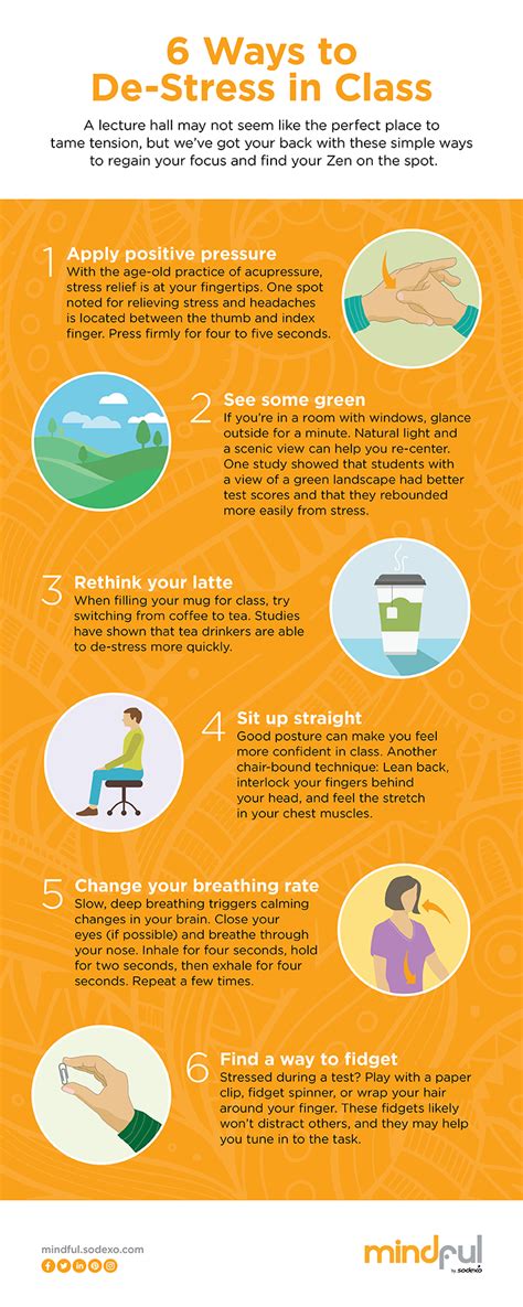 6 Ways To De Stress In Class Mindful By Sodexo
