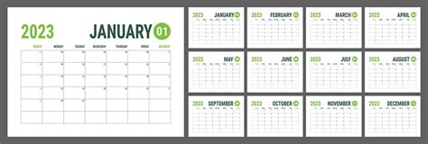 Forestmonthly Planner 2023 Vector Art Hd Images Free Download On Pngtree