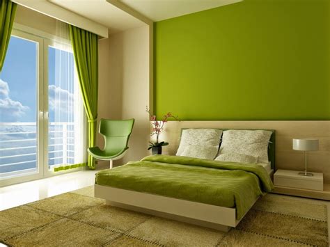 Jika kamu membutuhkan banyak ruangan, kamu bisa buatlah rumah terlihat seminimal, sebersih dan sepolos mungkin agar terlihat sleek. Desain Kamar Tidur Warna Hijau Minimalis, Modern, Simpel ...