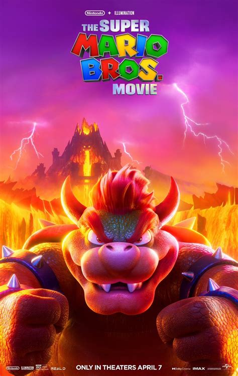 Super Mario Bros I Protagonisti Del Film Animato Nei Character Poster