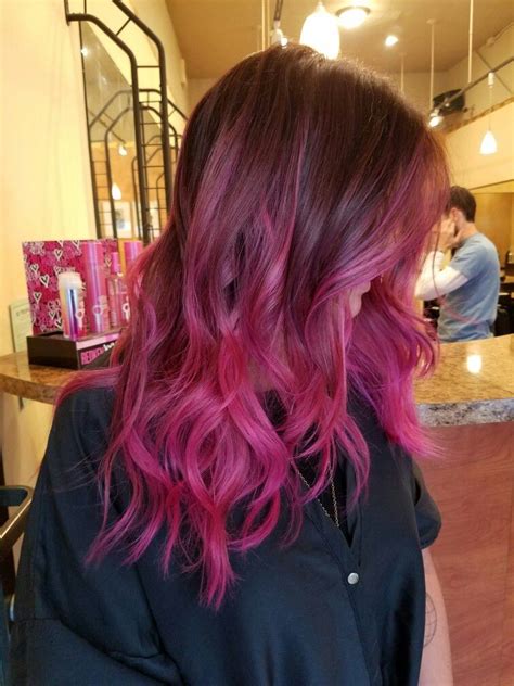 Hot Pink Baylage Hairbymissking Mekingbeauty