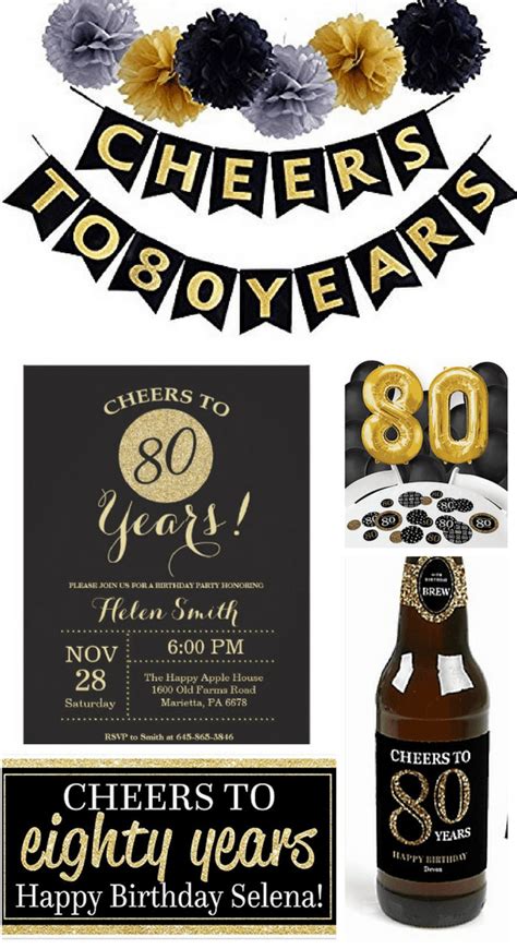 80th Birthday Party Ideas The Best Themes Decorations Tips And More