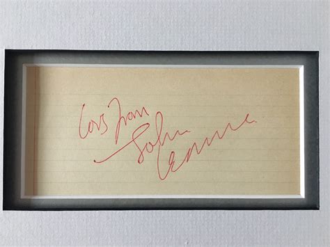 John Lennon Autograph 1963 Autograph Live