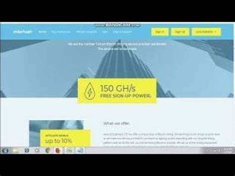 It enforces a chronological order in the block chain, protects the neutrality of the network, and allows different computers to agree on the state of the system. Free BTC mining Site with 150 GH/S - YouTube