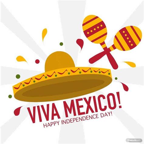 Happy Mexican Independence Day Vector In Svg Illustrator  Eps