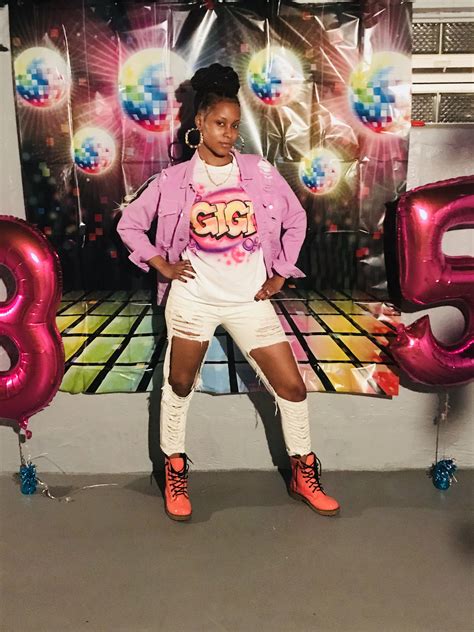 90s Party Outfit Ideas Spray Painted T Shirt And Jodeci Boots 90s