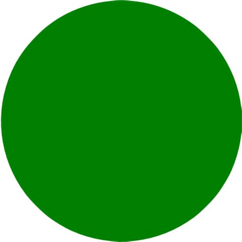 Dark Green Circle